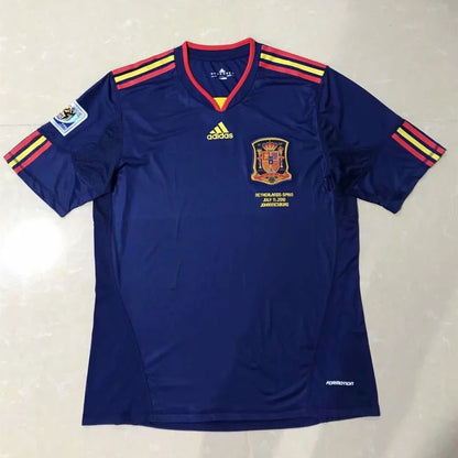 Spain National Retro Home Jersey 2010