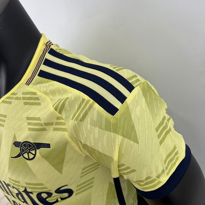 Arsenal Player Version Away Jersey Yellow 2023-2024